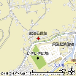肥濱公民館周辺の地図