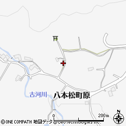 広島県東広島市八本松町原389周辺の地図