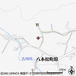 広島県東広島市八本松町原742周辺の地図