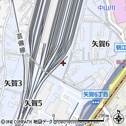 株式会社ジェイアール貨物・中国ロジスティクス　機械部周辺の地図