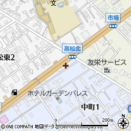 ユーポス泉佐野店周辺の地図