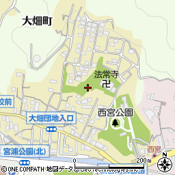 広島県三原市西宮周辺の地図
