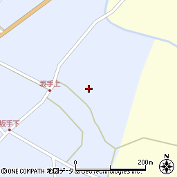 山口県山口市阿東徳佐中坂手周辺の地図