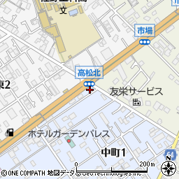 亀仙人食堂周辺の地図