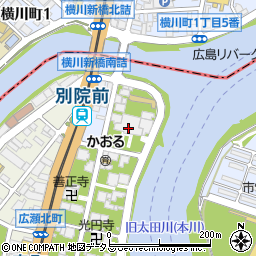 本願寺広島別院周辺の地図