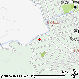 広島市水道局　河内南第二調整池周辺の地図
