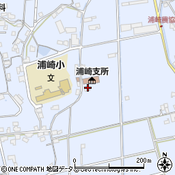 浦崎郵便局 ＡＴＭ周辺の地図