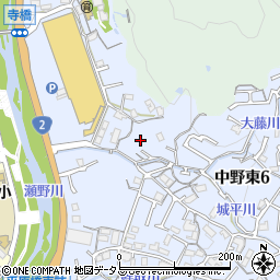 大藤川周辺の地図