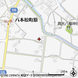 広島県東広島市八本松町原4176周辺の地図