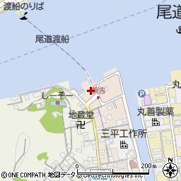 広島県尾道市向島町1-2周辺の地図