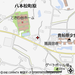 広島県東広島市八本松町原1110周辺の地図