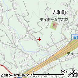 広島県尾道市吉和町周辺の地図