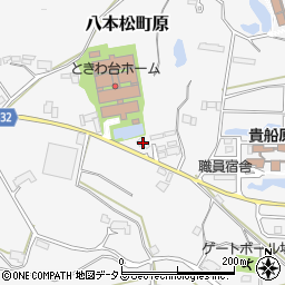 広島県東広島市八本松町原6004周辺の地図