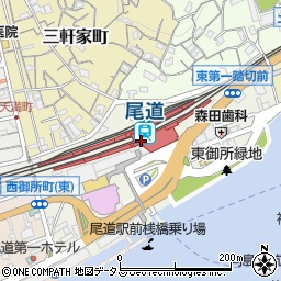 セブンイレブンハートインＪＲ尾道駅店周辺の地図