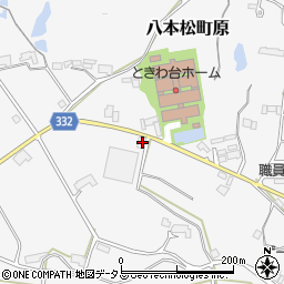 広島県東広島市八本松町原5695-1周辺の地図