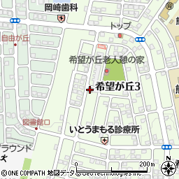 熊取ニュータウン郵便局 ＡＴＭ周辺の地図