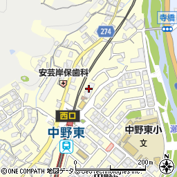 ビアンカ中野東駅前周辺の地図