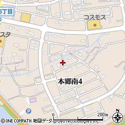 広島県三原市本郷南周辺の地図