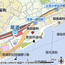 尾道駅前ビル周辺の地図