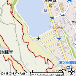 大阪府貝塚市地藏堂675-44周辺の地図