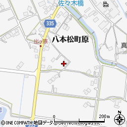 広島県東広島市八本松町原601周辺の地図