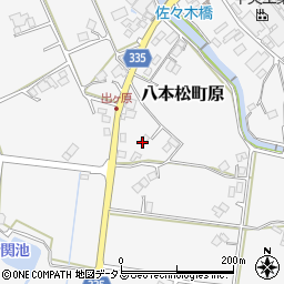 広島県東広島市八本松町原4188周辺の地図