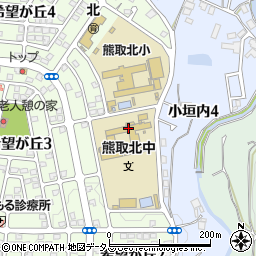 熊取町立熊取北中学校周辺の地図