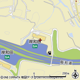 岸和田サービスエリア（上り線）スナックコーナー周辺の地図