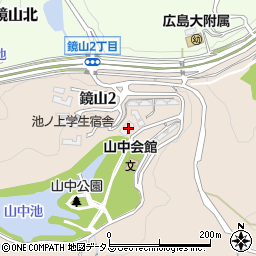 広島県東広島市鏡山2丁目812周辺の地図