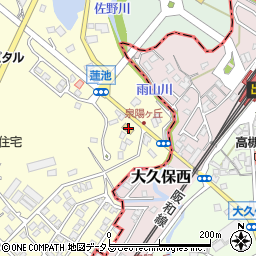 ファミリーマート泉佐野中庄店周辺の地図