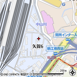 ヴェルディ矢賀管理室周辺の地図