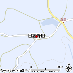 山口県長門市日置野田周辺の地図