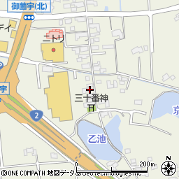 広島県東広島市西条町御薗宇4663周辺の地図