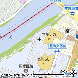 広島市営基町高層アパート周辺の地図