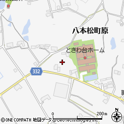 広島県東広島市八本松町原周辺の地図