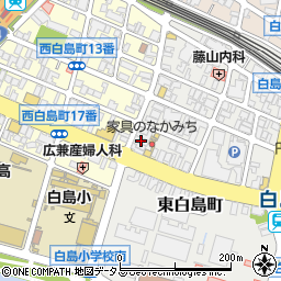 中本本店周辺の地図