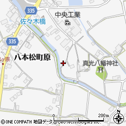 広島県東広島市八本松町原10597周辺の地図