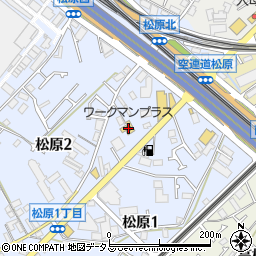 ワークマンプラス泉佐野羽倉崎店周辺の地図