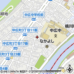 房尾アパート周辺の地図