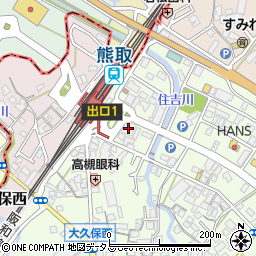 ベアーズ調剤薬局周辺の地図