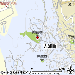 西願寺周辺の地図