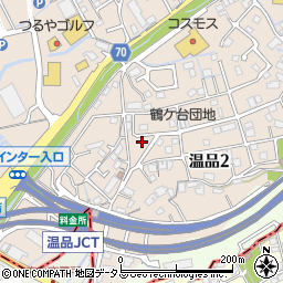 広島県広島市東区温品2丁目12周辺の地図