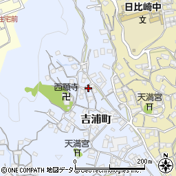 広島県尾道市吉浦町19-16周辺の地図