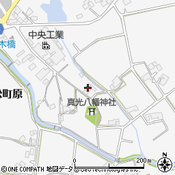 広島県東広島市八本松町原590周辺の地図