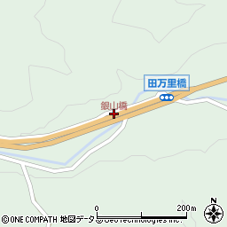 銀山橋周辺の地図