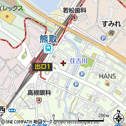 きのくに信用金庫熊取支店周辺の地図