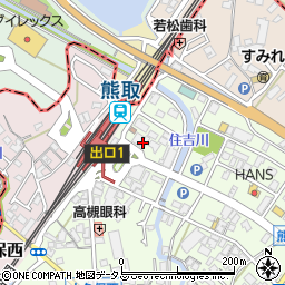 個別指導アクシス熊取校周辺の地図
