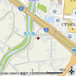 広島県東広島市西条町御薗宇4186周辺の地図