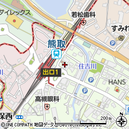 第一ゼミナール熊取校周辺の地図