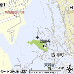 広島県尾道市吉浦町25-1周辺の地図